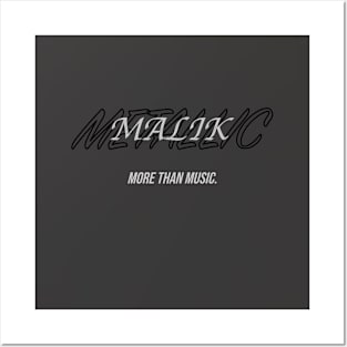 Metallic Malik MTM T-SHIRT Posters and Art